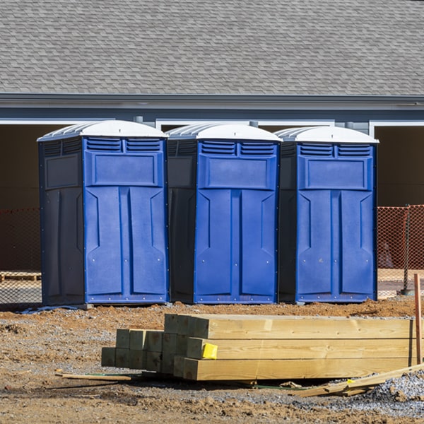 what is the maximum capacity for a single porta potty in Goodwater Alabama